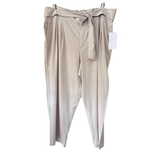 ATHLETA Skyline Pants II NEW Women's Plus Size 20 Abalone Grey Stretch NWT - Picture 1 of 12